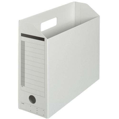 PLUS 879782)ボックスファイルFL-051BF A4E グレー 10個  ( FL-051...