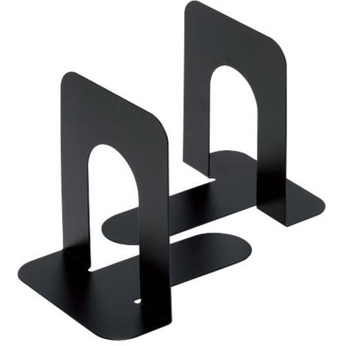 JTX 260460)ブックエンドM 黒 2個1組  ( B167J-M-BK ) プラス(株)