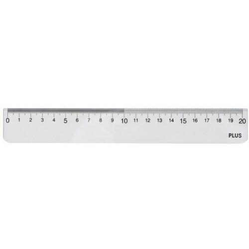 PLUS )再生PET 直定規 20X2mm UDタイプ ( 47188 ) プラス(株) (メーカ...