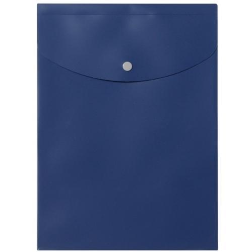 PLUS 88271)ポケット付エンベロープ 縦型マチ付 青 ( FL-120CH BL ) プラス...