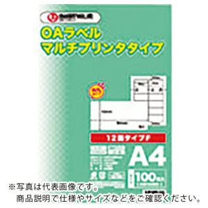 JTX 46706)OAマルチラベルF 12面100枚 ( A238J ) プラス(株) (メーカー取寄)｜orangetool