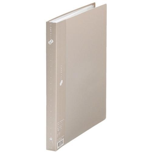 PLUS 88430)クリアーファイル40P FC-124EL A4S グレー ( FC-124EL...