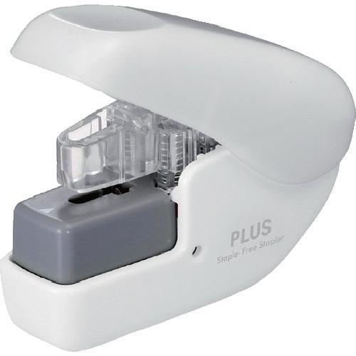 PLUS 31110)ペーパークリンチミニ SL-104NB ホワイト ( SL-104NB WH ...