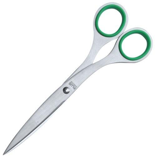 PLUS 34940)ステンレスハサミ  グリーン 左きき ( NO.165L ) プラス(株)