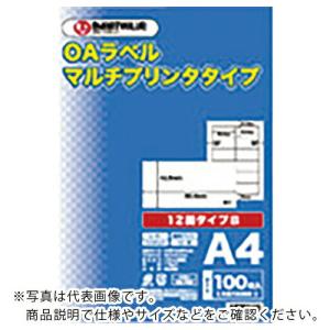 JTX 46704)OAマルチラベルB 12面100枚 ( A236J ) プラス(株) (メーカー取寄)｜orangetool