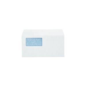JTX 830346)窓付封筒長3横長白ケント100枚糊付 ( P028J-WS ) プラス(株) ...