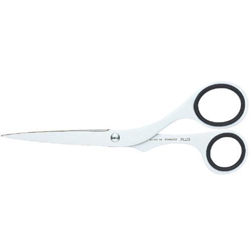 PLUS 34921)ステンレスハサミ SC-165TR ブラック ( SC-165TR BK ) ...