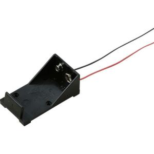 タカチ リード線付電池ホルダー 006P×1  ( BH-9V-3A )｜orangetool