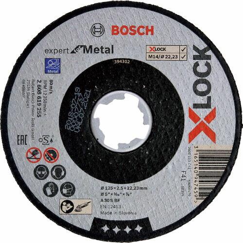 ボッシュ X-LOCK切断砥石125x2.5鉄EX ( 2608619255 ) (25枚セット) ...