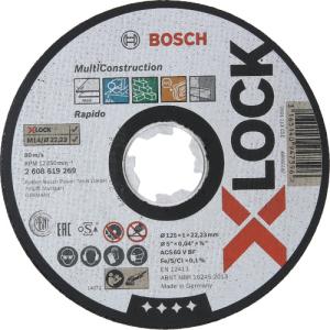 ボッシュ X-LOCK切断砥石125x1.0マルチ ( 2608619269 )【25枚セット】｜orangetool