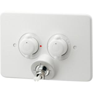 KAKUDAI 洗濯機用混合栓(立ち上がり配管用) ( 127-102-W ) (株)カクダイ (メーカー取寄)｜orangetool