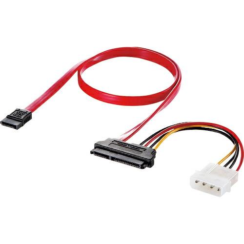 SANWA 電源コネクタ一体型SATAケーブル(0.5m) ( TK-PWSATA7-05 )