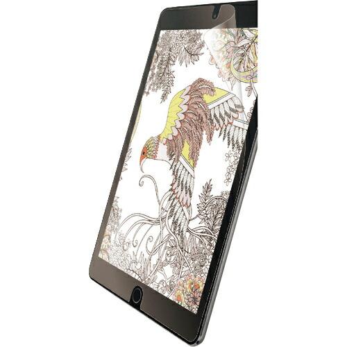 ELECOM iPad 10.2インチ 2019年モデル用フィルム/ペーパーライク/反射防止/ケント...