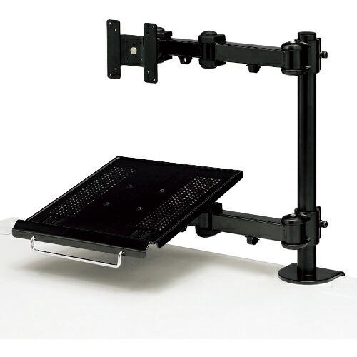 SANWA デュアルシステムアーム(ノートPC台) ( CR-LA602 )