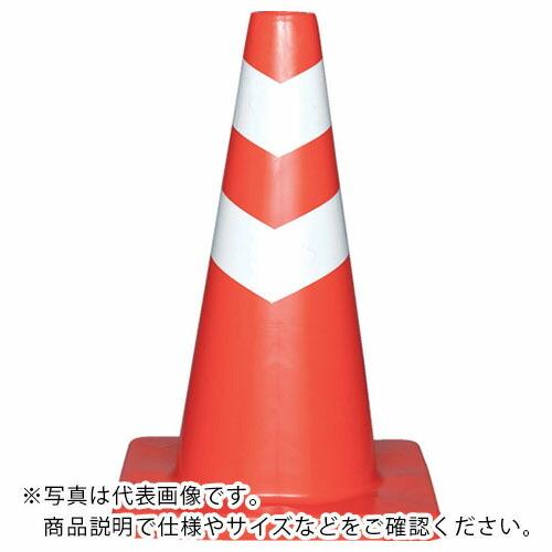 サンコー ソフトスコッチコーン450H 赤/白 ( 8Y0124 ) (メーカー取寄)