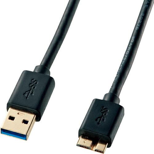 SANWA USB3.0マイクロケーブル(A-MicroB)0.5m ( KU30-AMC05BK ...