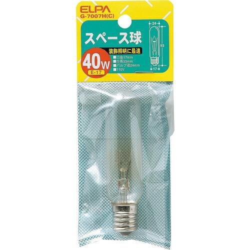 ELPA スペース 40W ( G-7007H ) 朝日電器(株)
