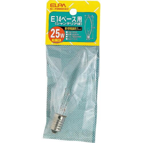 ELPA シャンデリア25W ( G-700H(C) ) 朝日電器(株)