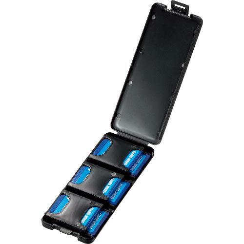 SANWA SDカードケース(6枚収納・ブラック) ( FC-MMC23SDBK ) サンワサプライ...