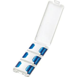 SANWA SDカードケース(6枚収納・ホワイト) ( FC-MMC23SDW ) サンワサプライ(株)｜orangetool