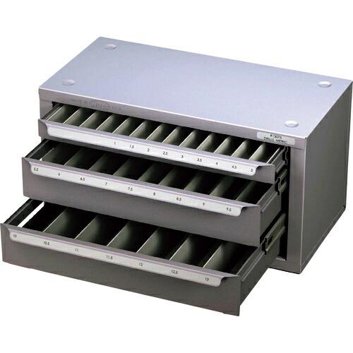 ヒューイット ドリル専用キャビネット【1.0~13.0mm/0.5とび】  ( 13075 )