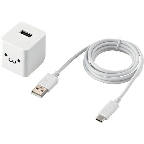 ELECOM AC充電器 12W A-Cケーブル付属 ( MPA-ACC12WF )