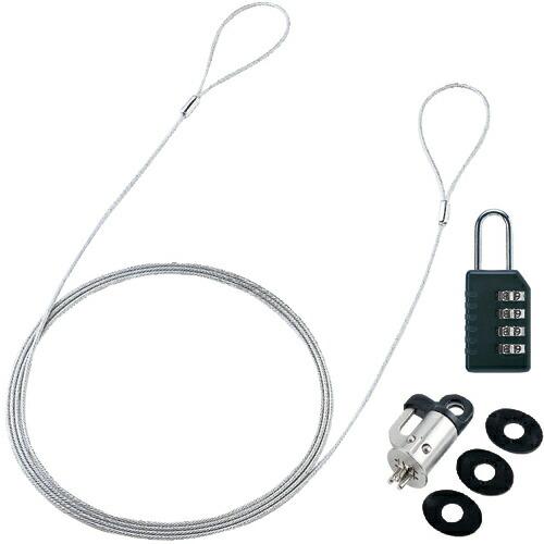 SANWA パソコンセキュリティワイヤーロック(ダイヤル錠タイプ) ( SL-60 )