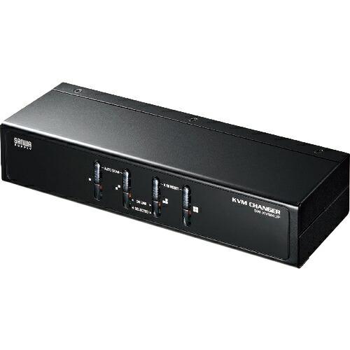SANWA PS/2・USB両対応パソコン自動切替器(4:1) ( SW-KVM4UP )