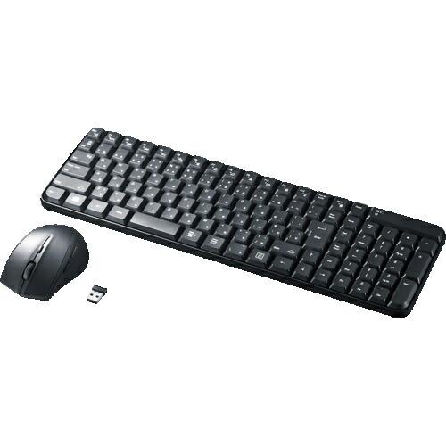 SANWA マウス付きワイヤレスキーボード ( SKB-WL25SETBK )