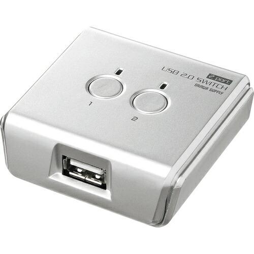 SANWA USB2.0手動切替器(2回路) ( SW-US22N )