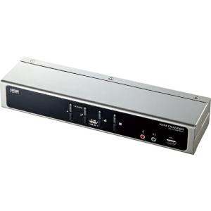 SANWA デュアルリンクDVI対応パソコン自動切替器(4:1) ( SW-KVM4HDCN )｜orangetool