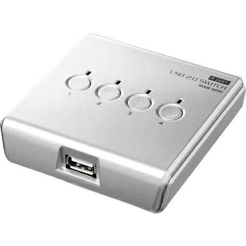 SANWA USB2.0手動切替器(4回路) ( SW-US24N )