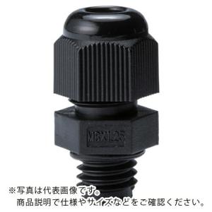 タカチ Mネジケーブルグランド 低価格タイプ ブラック ( RM8S-2.5B ) (株)タカチ電機工業｜orangetool