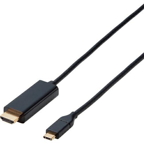エレコム USB Type-C用HDMI変換ケーブル  ( CAC-CHDMI10BK )