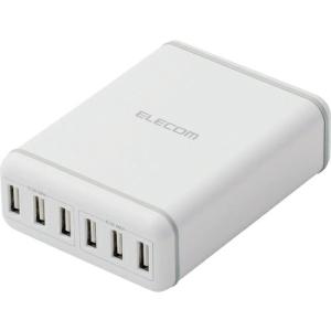 ELECOM 6ポートAC充電器 ホワイト ( MPA-ACD03WH ) エレコム(株)｜orangetool