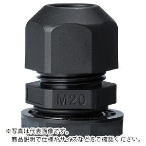 タカチ Mネジケーブルグランド 低価格タイプ ブラック ( RM20S-12B ) (株)タカチ電機工業｜orangetool
