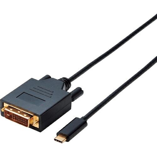 ELECOM USB Type-C用DVI変換ケーブル ( CAC-CDVI10BK )