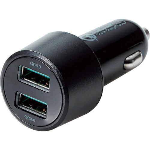 ELECOM 車載充電器(Quick Charge3.0・36W・2ポート) ( MPA-CCUQ0...