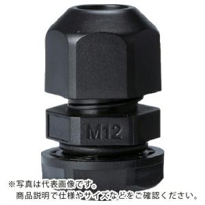 タカチ Mネジケーブルグランド 低価格タイプ ブラック ( RM12S-7B ) (株)タカチ電機工業｜orangetool