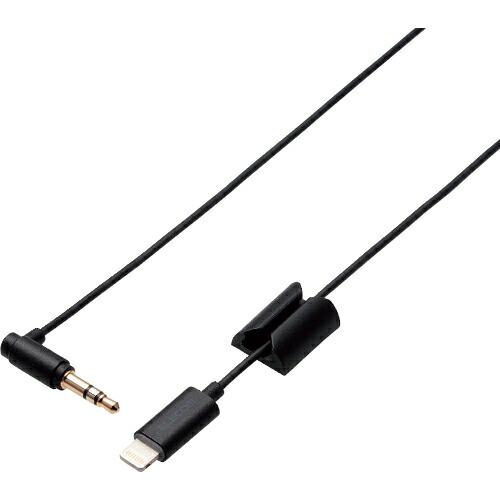 ELECOM 車載用Lightning-直径3.5AUXオーディオケーブル(ストレート-L) ( M...