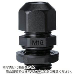 タカチ Mネジケーブルグランド 低価格タイプ ブラック ( RM16L-8B ) (株)タカチ電機工業｜orangetool