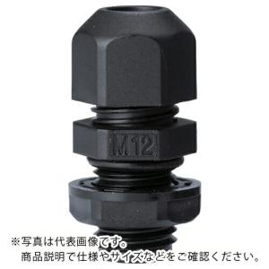 タカチ Mネジケーブルグランド 低価格タイプ ブラック ( RM12L-7B ) (株)タカチ電機工業｜orangetool