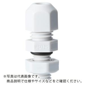 タカチ Mネジケーブルグランド 低価格タイプ ライトグレー ( RM8L-2.5S ) (株)タカチ電機工業｜orangetool