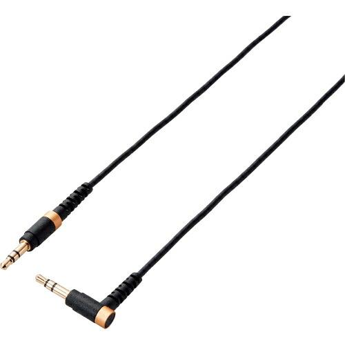 ELECOM 高耐久オーディオ直径3.5mmAUXケーブル(L字-ストレート) ( AX-35MSL...