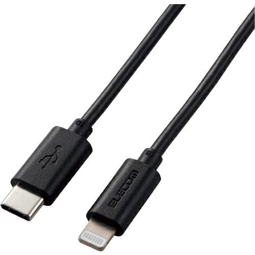 ELECOM USB-C to Lightningケーブル(スタンダード) ( MPA-CL10BK...