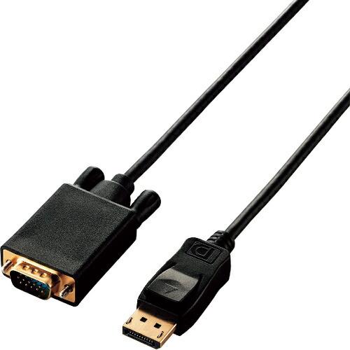 ELECOM DisplayPort用VGA変換ケーブル ( CAC-DPVGA10BK )