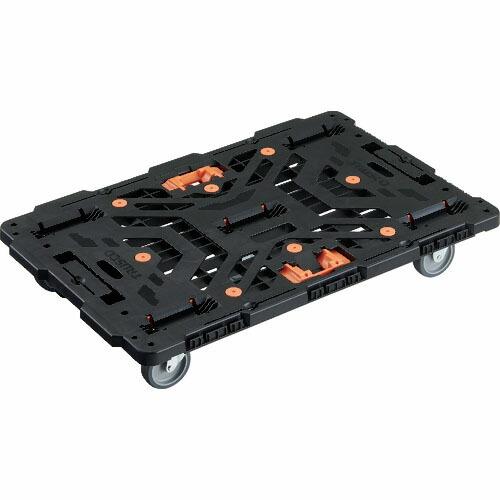 TRUSCO 連結式樹脂製平台車 ビートル 900X600 自在3輪 とめたろう付 ( BT900J...