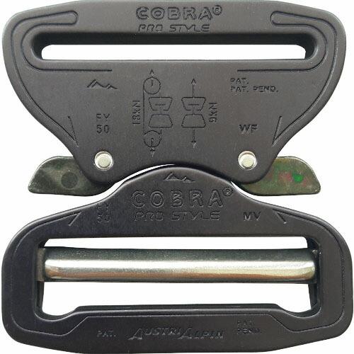 ALPIN COBRAプロスタイル バックル 50MM XLトリガー マットブラック VF ( FY...