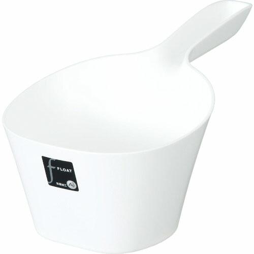 TONBO フロート手桶 フック穴付 ホワイト 1.1L ( 07749 ) 新輝合成(株)