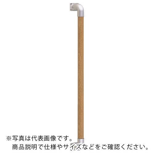 TRUSCO I型 丸棒手すり 35ΦX600 シルバ-ライトオ-ク ( HBIR600-SO )